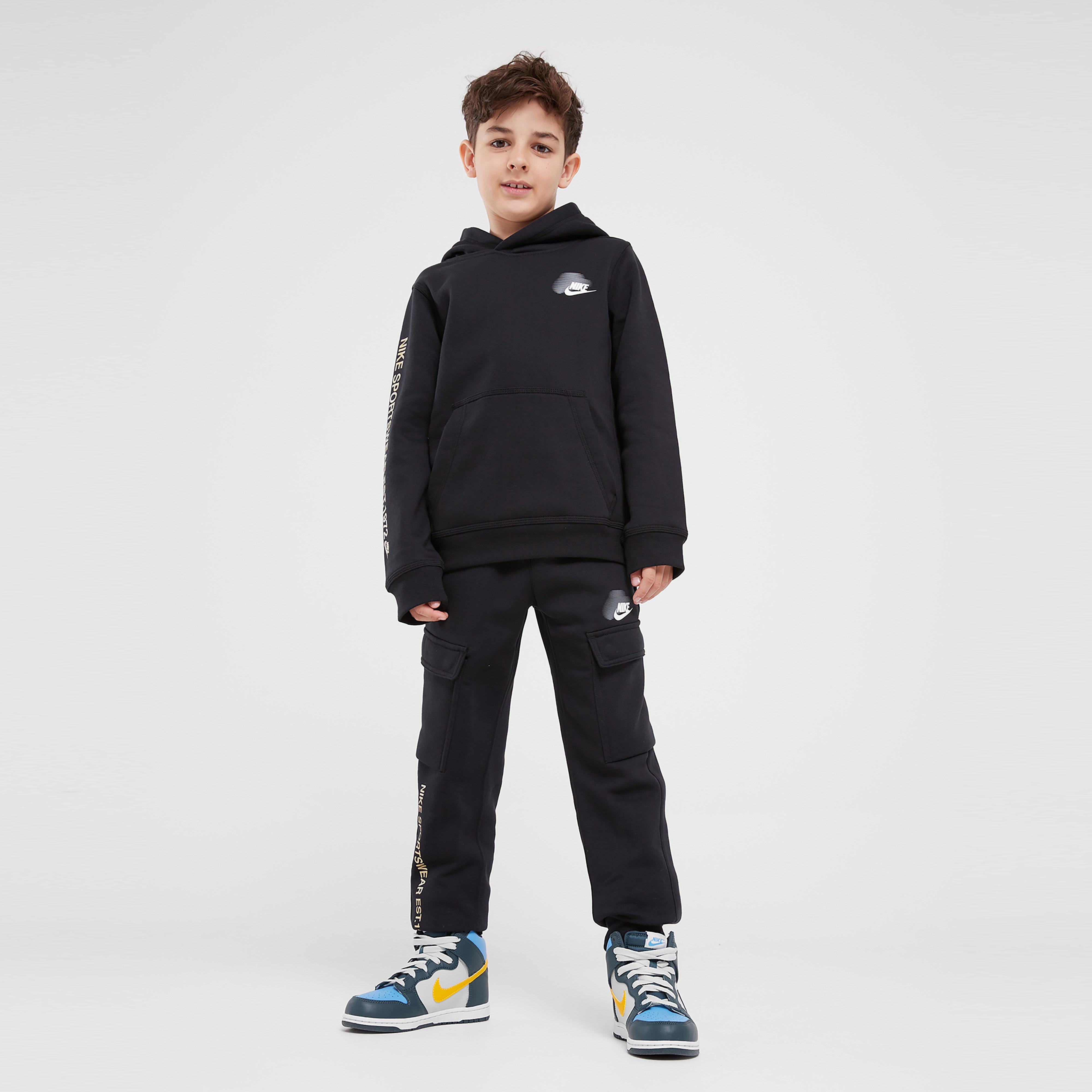 Bluza Hoodie dziecięca NIKE BLUZA Z KAPTUREM B NSW SI FLC PO HOODIE BB2 B