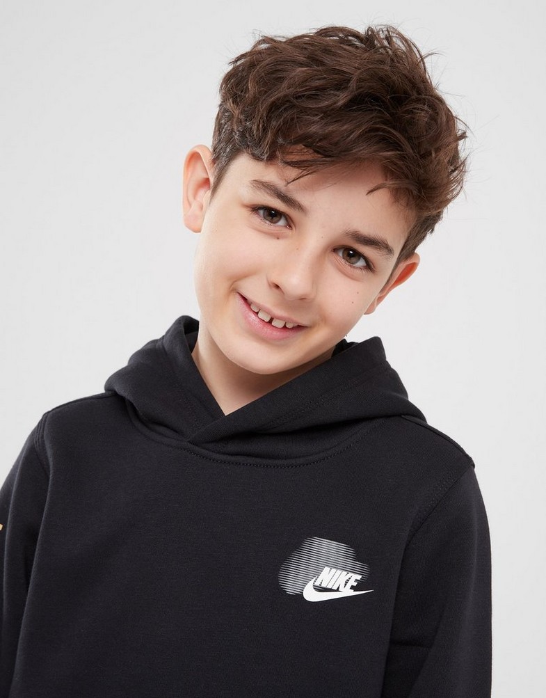 NIKE BLUZA Z KAPTUREM B NSW SI FLC PO HOODIE BB2 B HM4339-011 Czarny