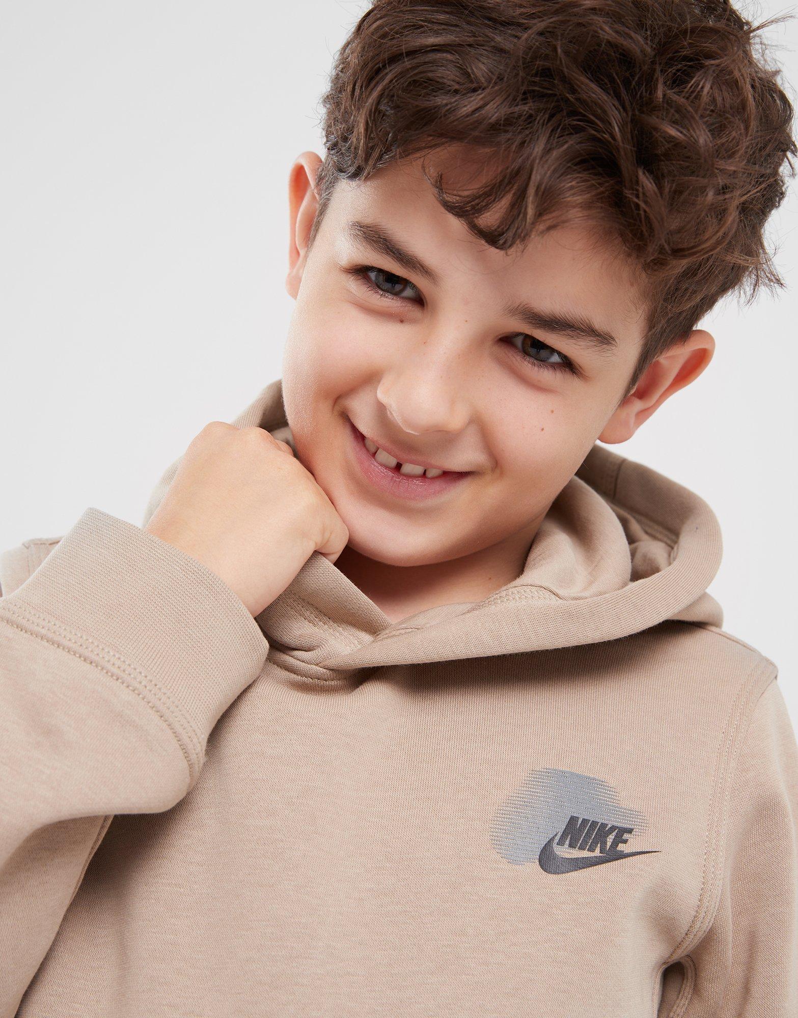 Детски суичър NIKE СУИТЧЪР С КАЧУЛКА B NSW SI FLC PO HOODIE BB2 B HM4339-247 Каки