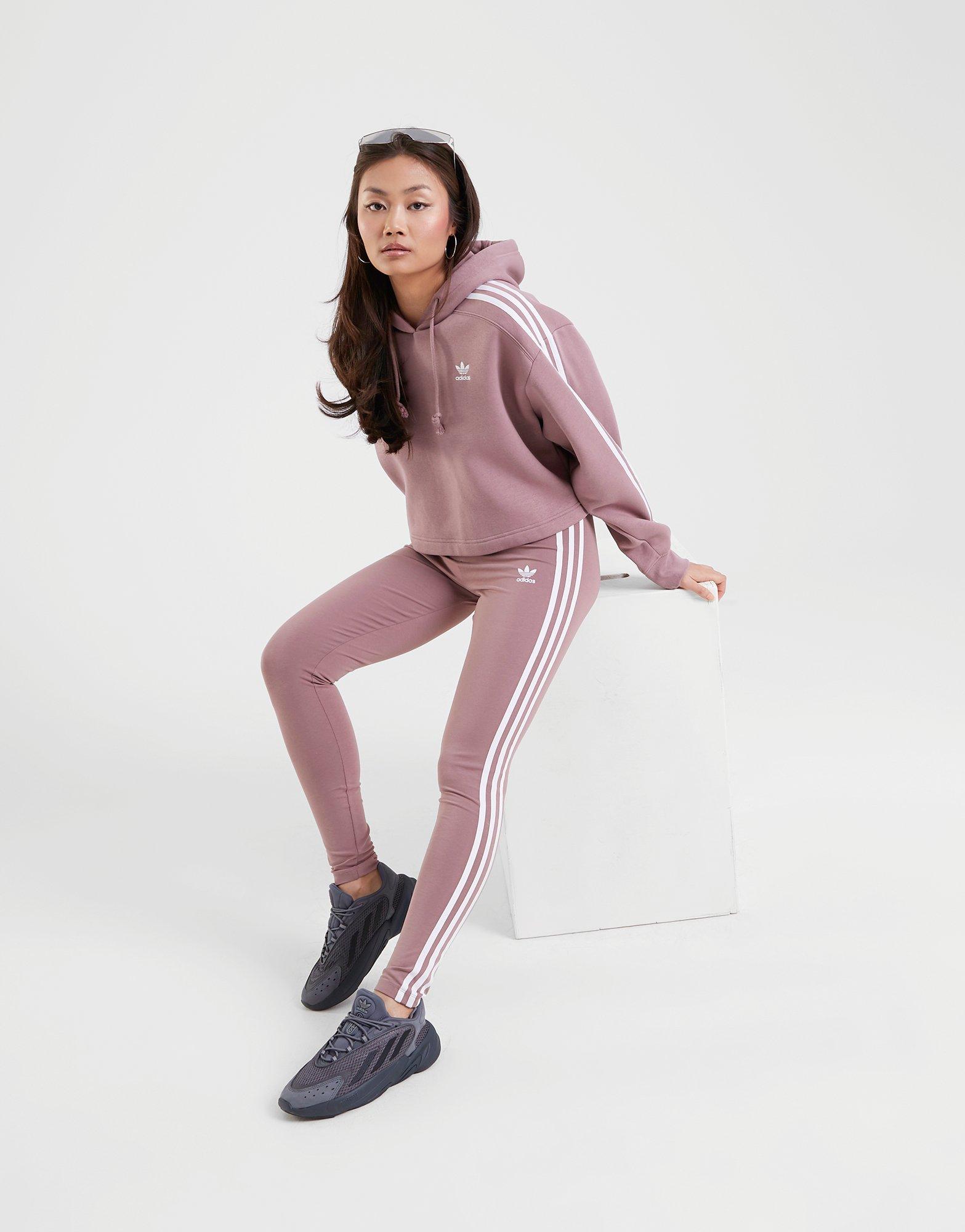 Дамска блуза ADIDAS СУИТЧЪР С КАЧУЛКА SHORT HOODIE HN5885 Розов