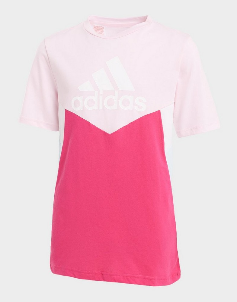 Koszulka, t-shirt dziecięcy ADIDAS T-SHIRT B CB T ESS HN8550 Różowy