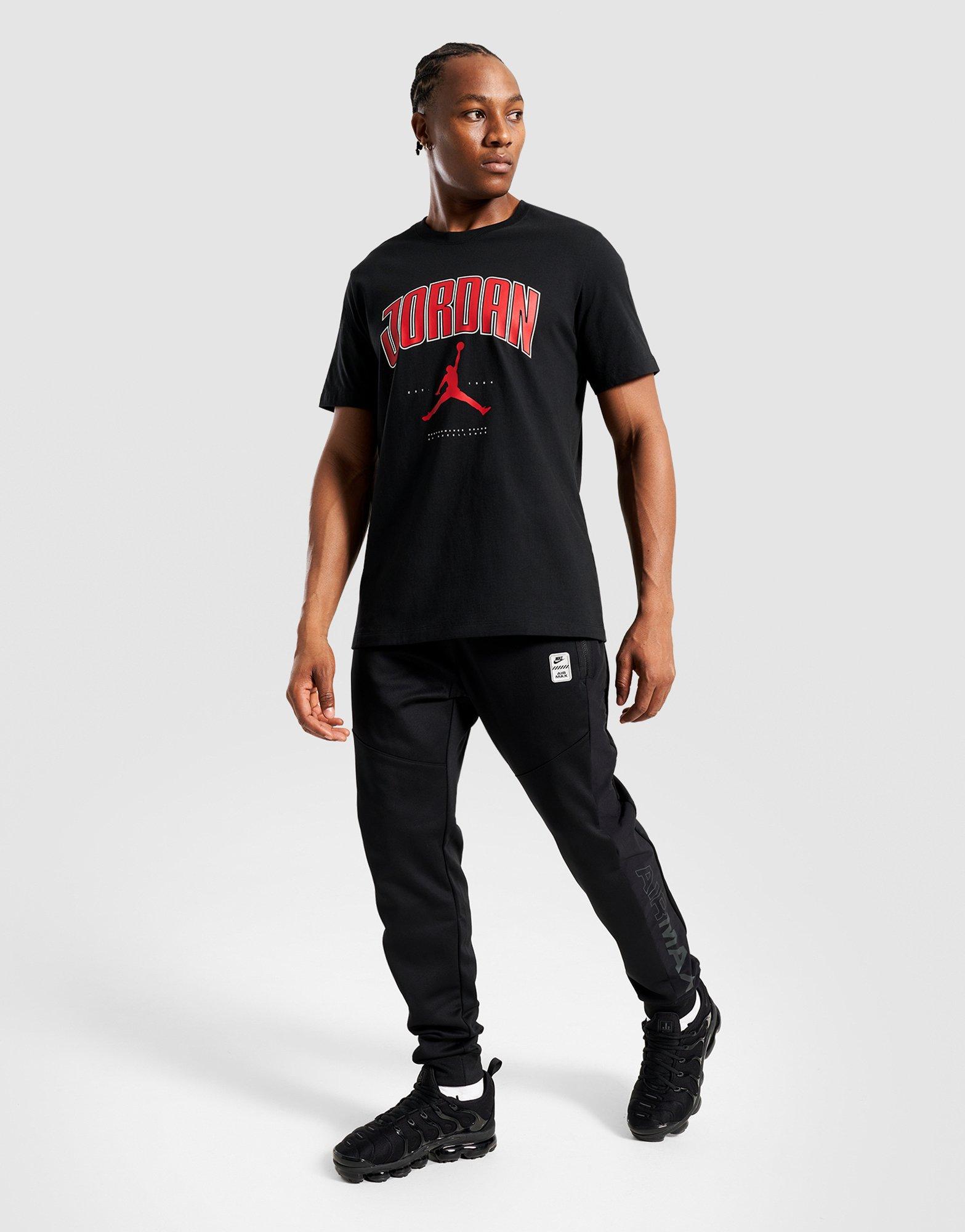 Мъжка тениска JORDAN ТЕНИСКА M J CITY 88 CREW HQ0009-010 Черен