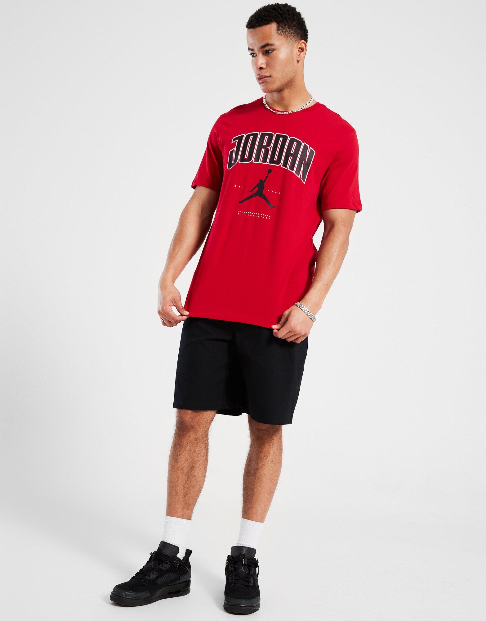 Чоловічі футболки JORDAN ФУТБОЛКА M J CITY 88 CREW HQ0009-687 Червоний