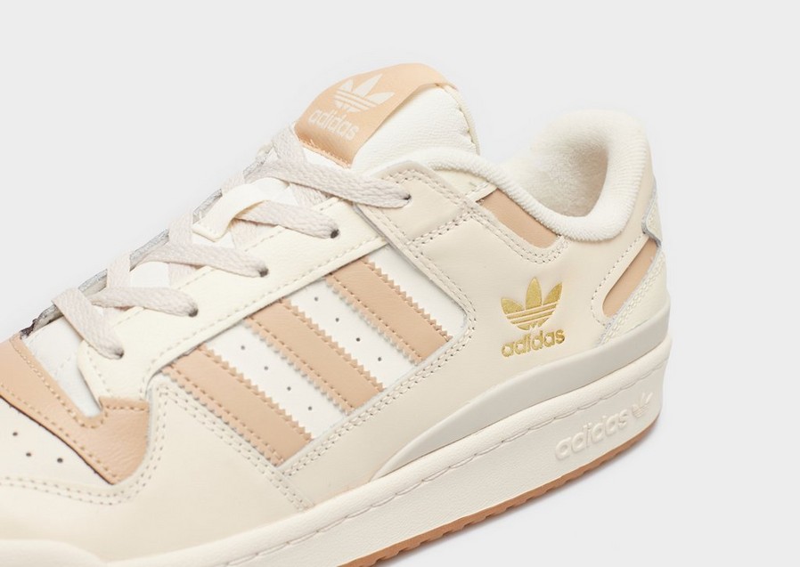 Buty sneakersy męskie ADIDAS FORUM LOW CL HQ1492 Beżowy