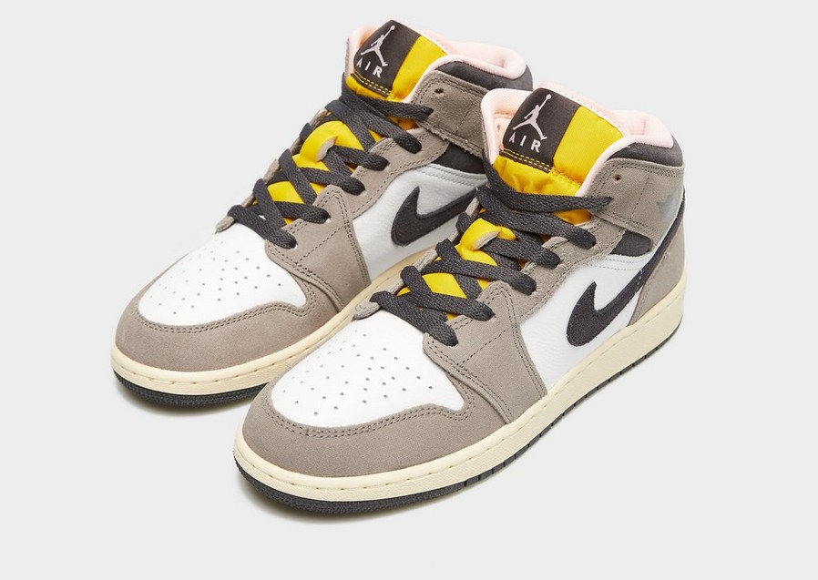 Дитячі кросівки AIR JORDAN 1 MID SE (GS) HQ2014-100 Хакі