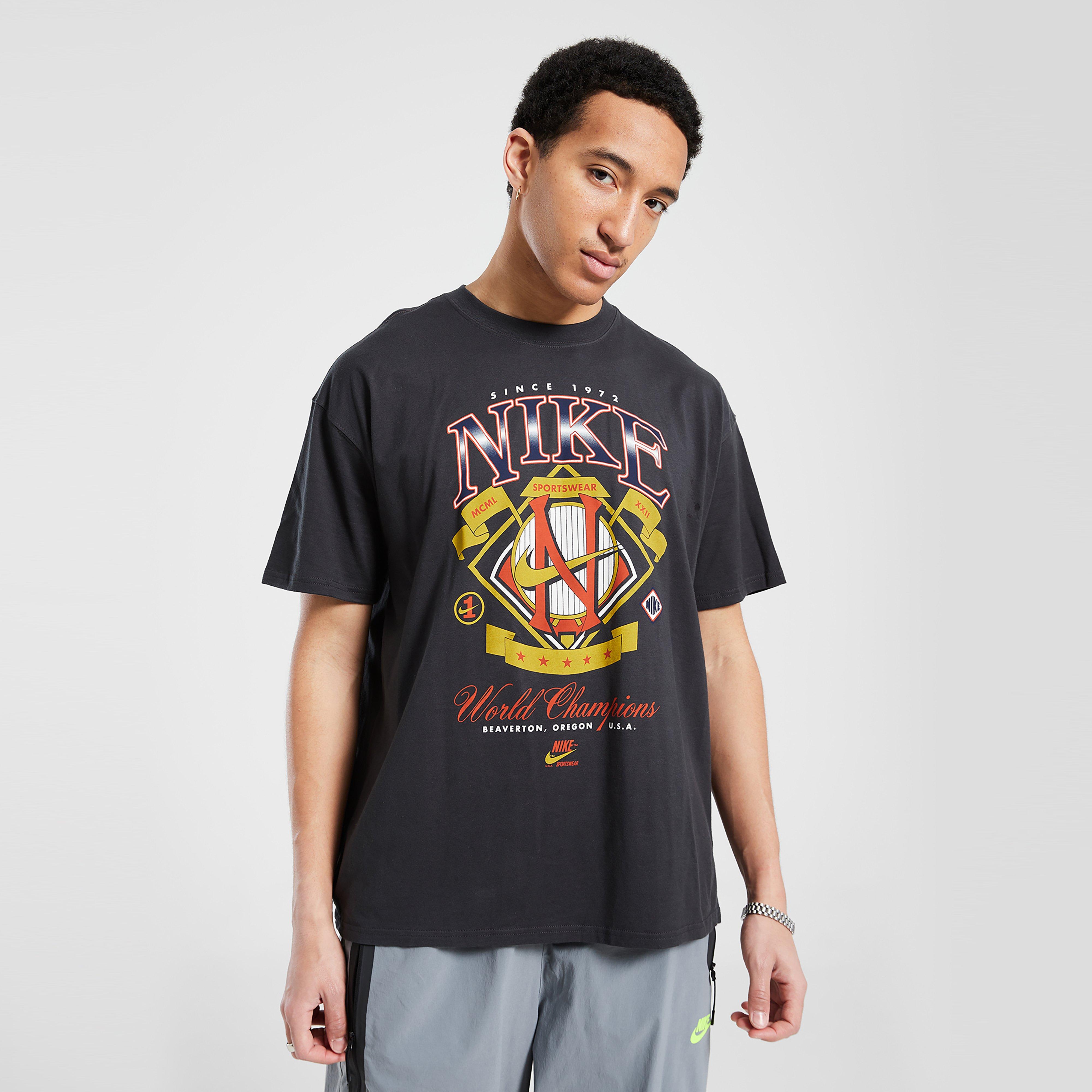 Férfi póló NIKE PÓLÓ M NSW SS MAX 90 TEE GEL CHAMP