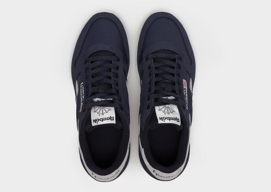 Buty sneakersy męskie REEBOK CLASSIC LEATHER HQ7136 Granatowy