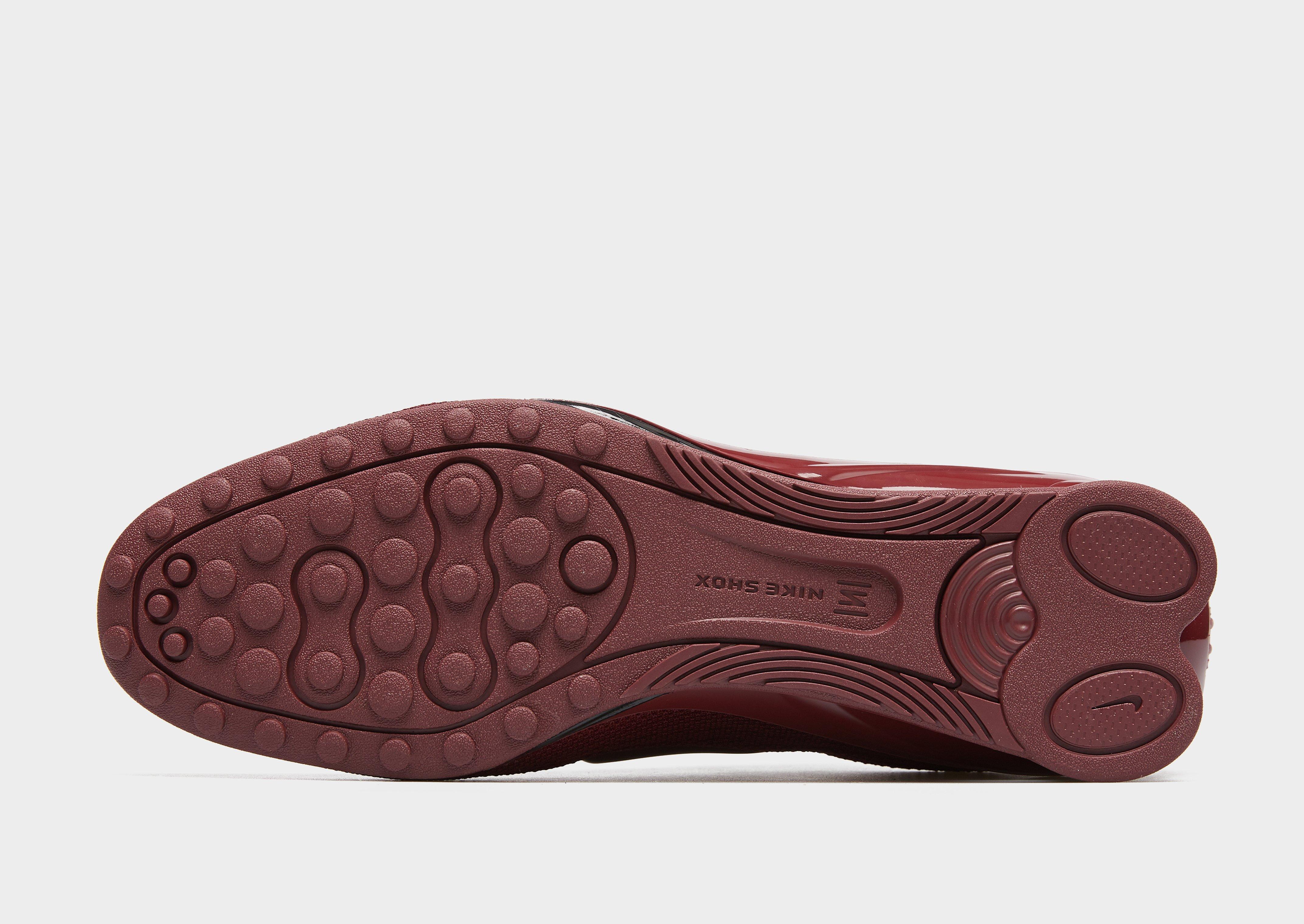 Buty sneakersy damskie NIKE W SHOX Z HQ7540-600 Bordowy