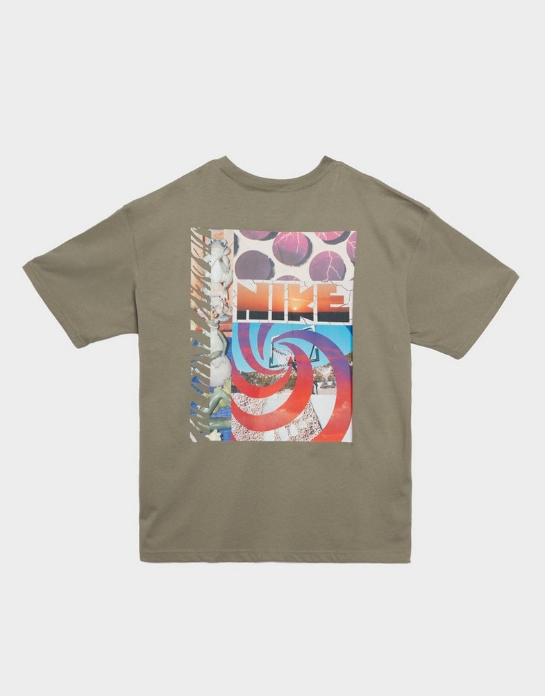 Pánske tričko NIKE TRIČKO U NSW TEE M90 OC OPEN HQ9268-320 Khaki