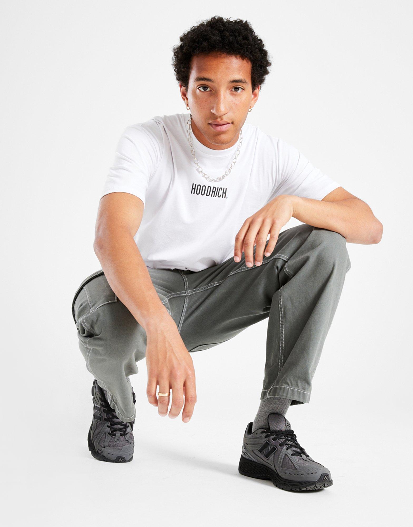 Koszulka, t-shirt męski HOODRICH T-SHIRT SMALL LOG HR02220384 Biały