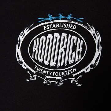 Bluză pentru bărbați HOODRICH BLUZĂ CU GLUGĂ NOIR- OVERSIZED