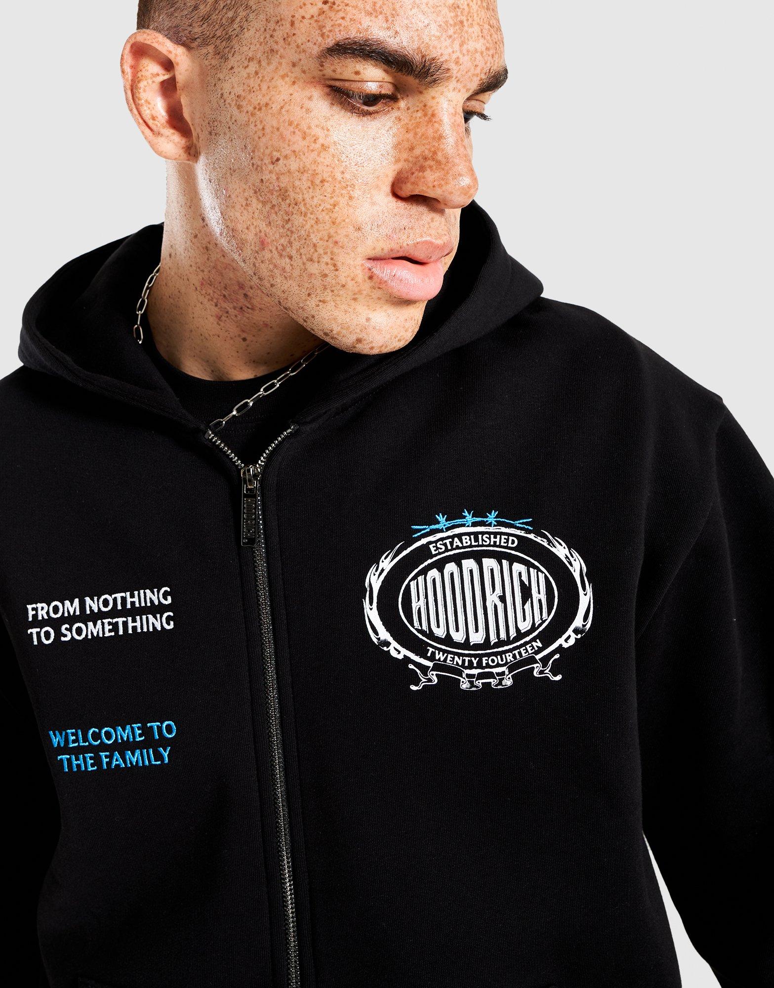 Hoodrich Mikina S Kapucňou Noir- Oversized.