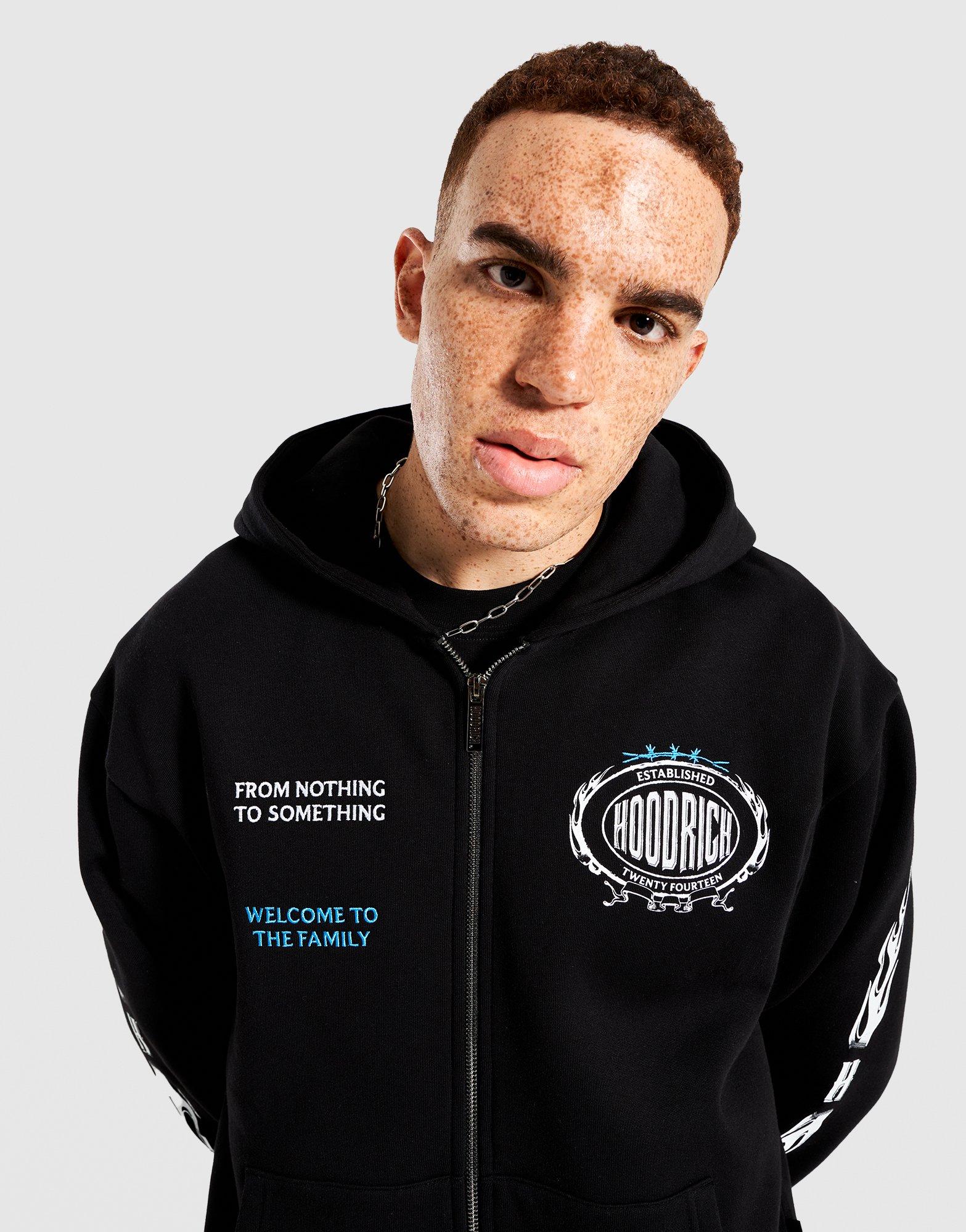 Hoodrich Mikina S Kapucňou Noir- Oversized.