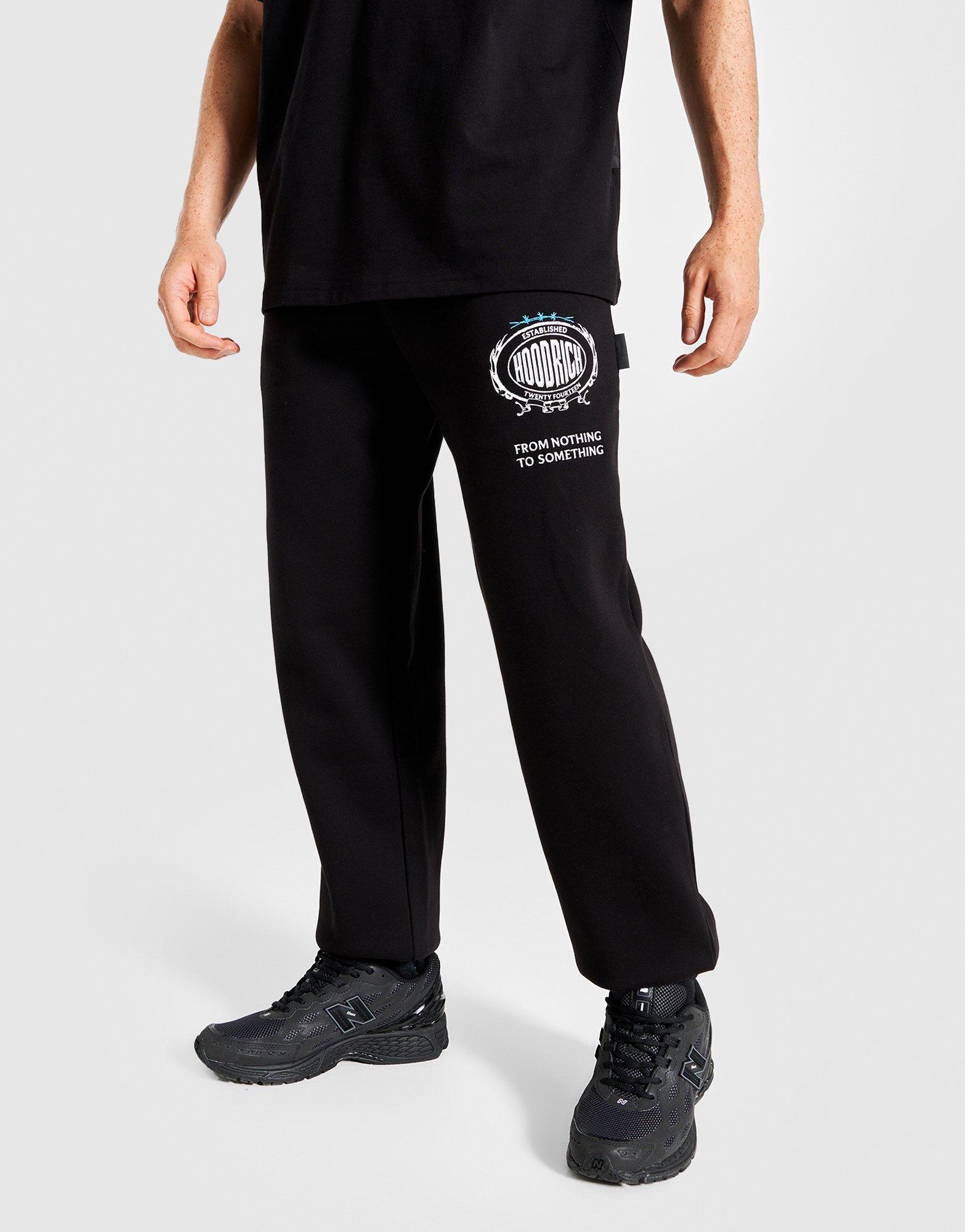 Hoodrich Spodnie Noir- Oversized Elasticated Cuff