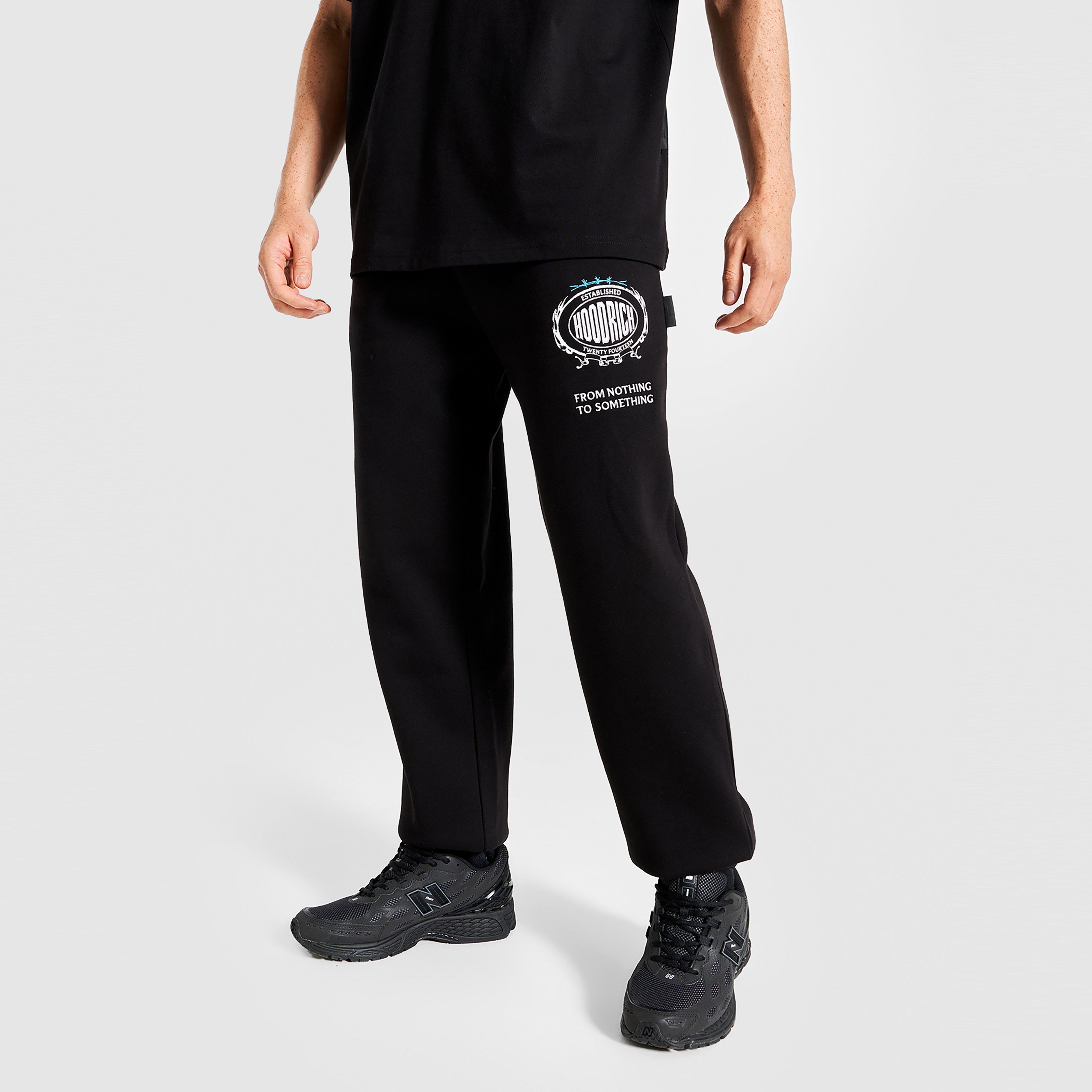 Pánske nohavice HOODRICH NOHAVICE  NOIR- OVERSIZED ELASTICATED CUF