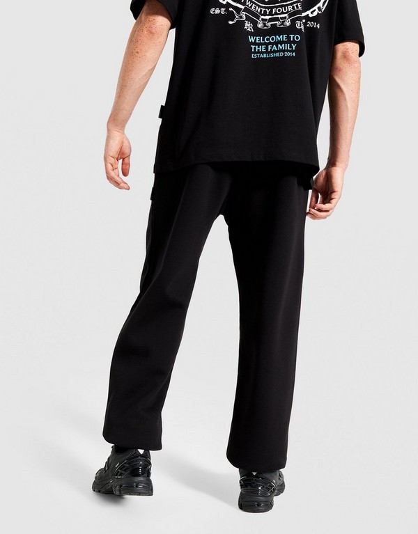 Hoodrich Nohavice Noir- Oversized Elasticated Cuf