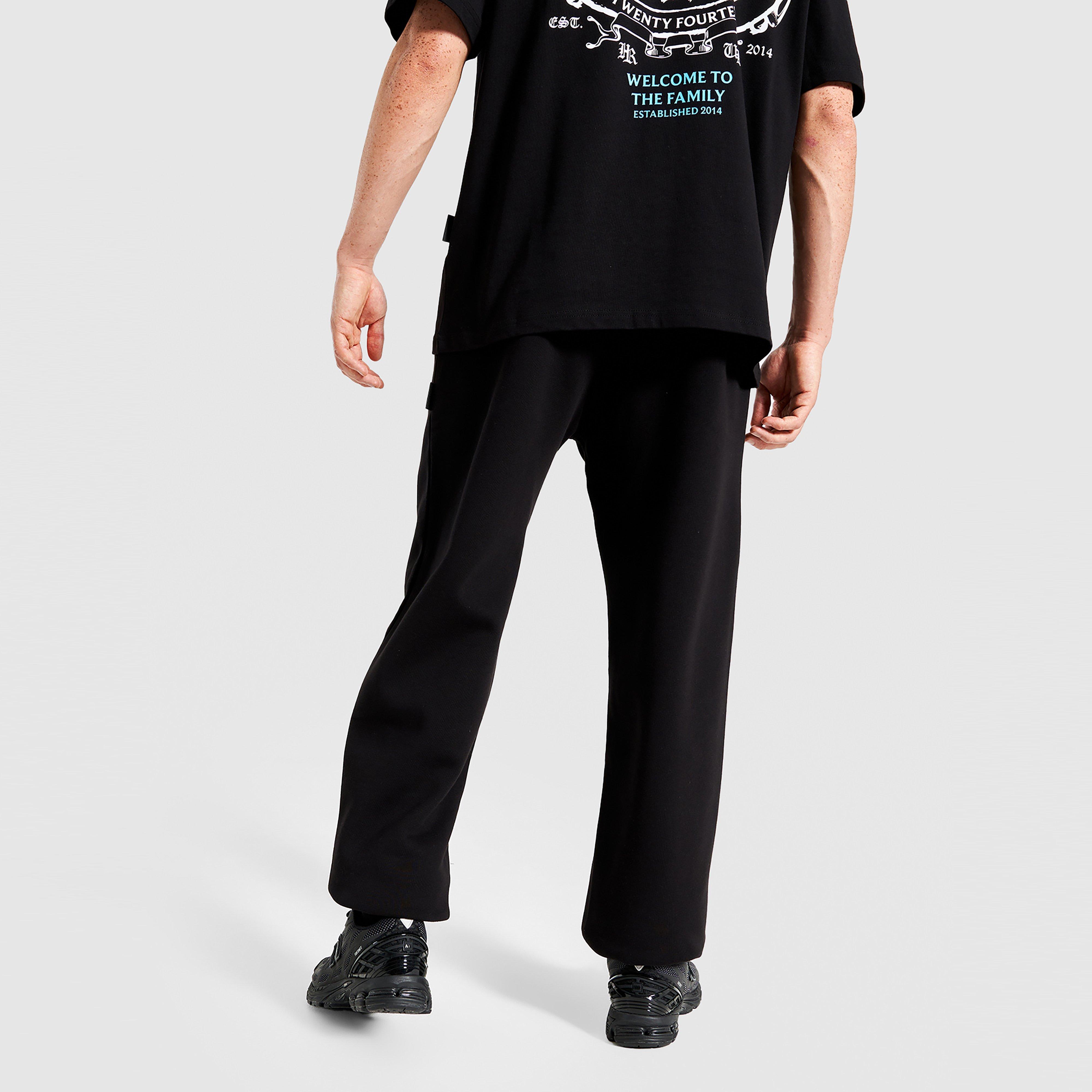 Pánske nohavice HOODRICH NOHAVICE  NOIR- OVERSIZED ELASTICATED CUF