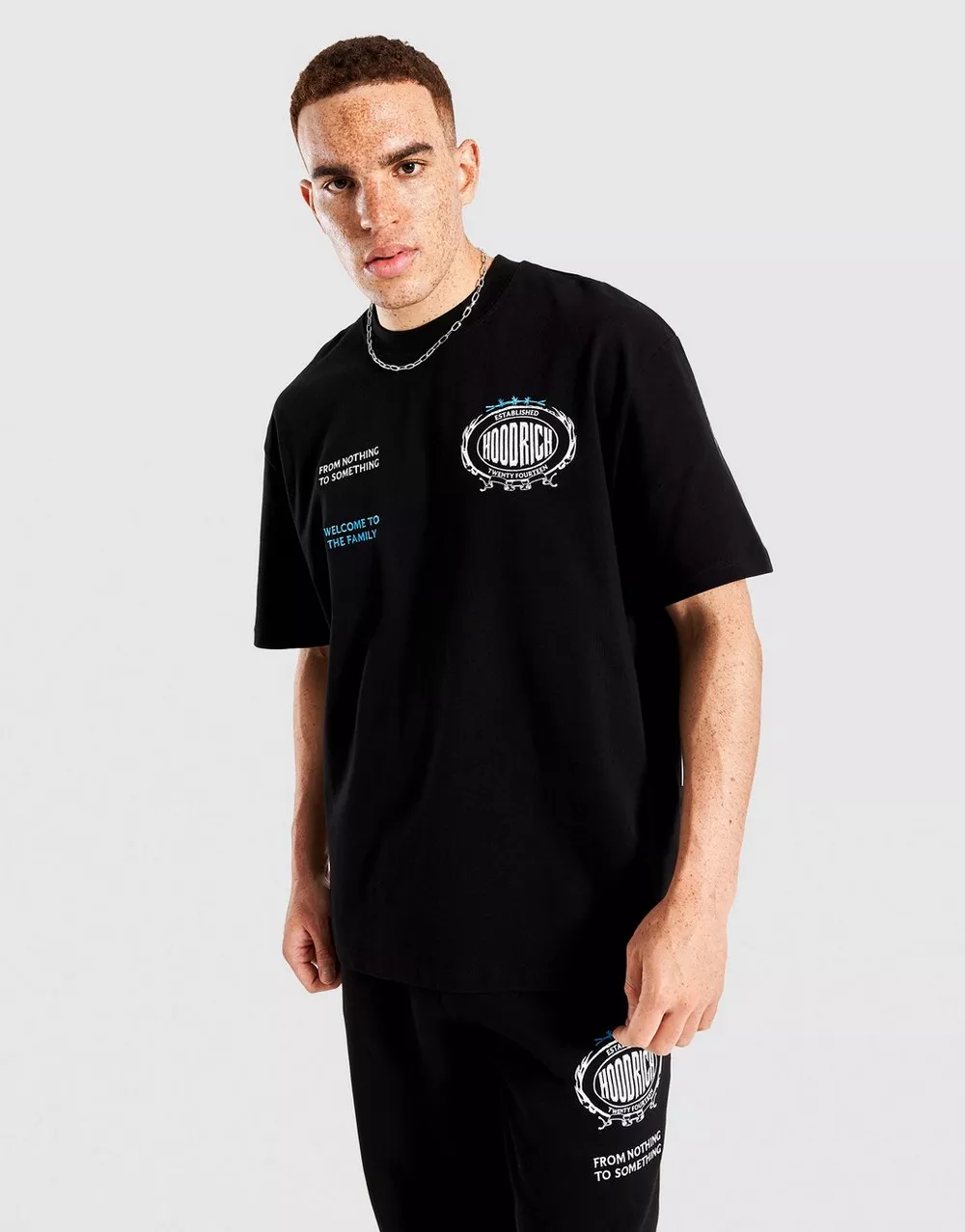 HOODRICH ФУТБОЛКА NOIR- OVERSIZED ФУТБОЛКА, фото 1 з 5