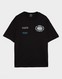 HOODRICH TRICOU NOIR- OVERSIZED TRICOU