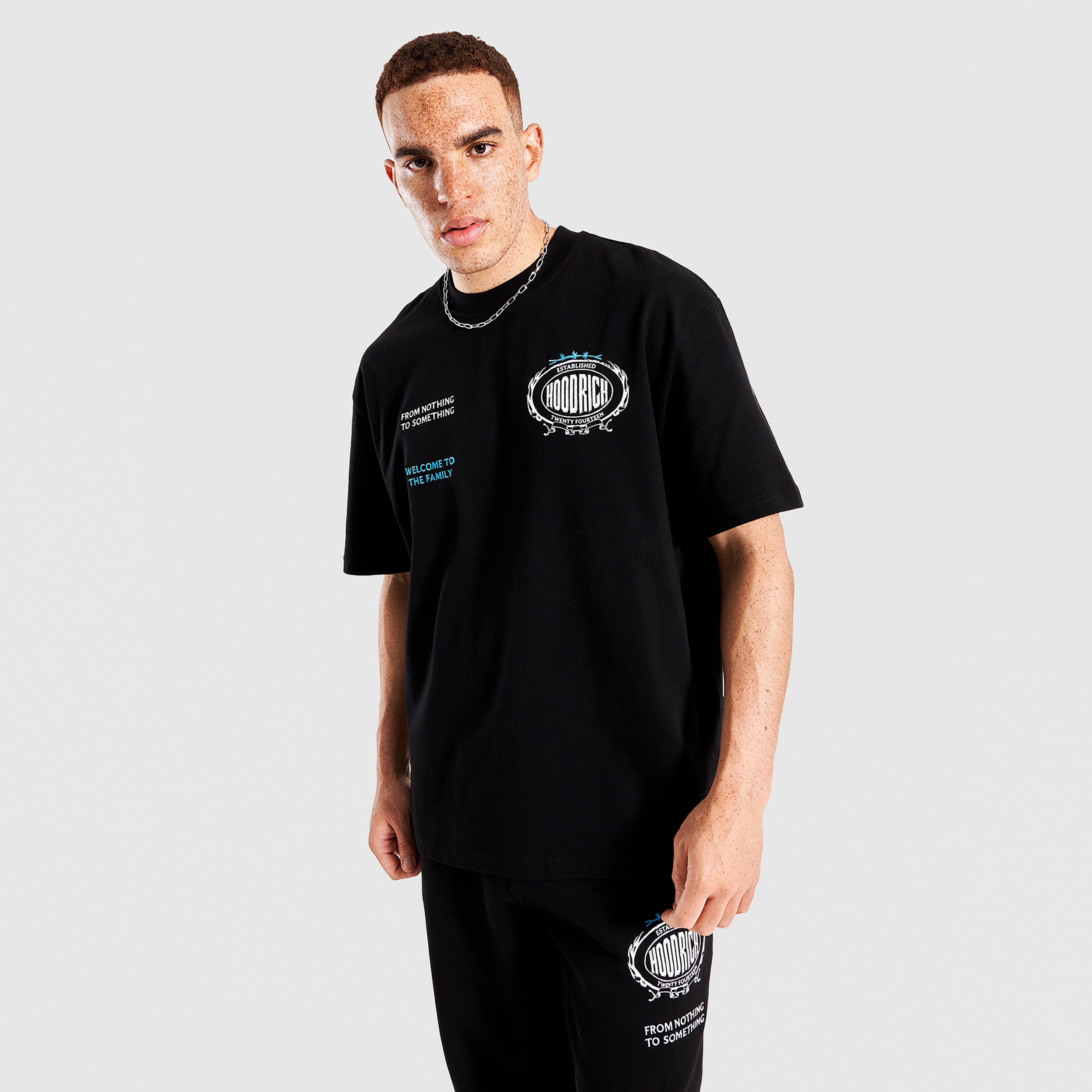 Pánske tričko HOODRICH TRIČKO NOIR- OVERSIZED TRIČKO