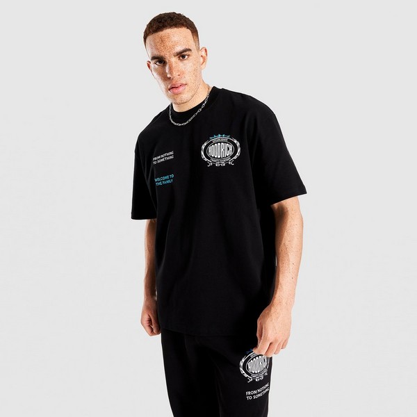 HOODRICH T-SHIRT NOIR- OVERSIZED T-SHIRT