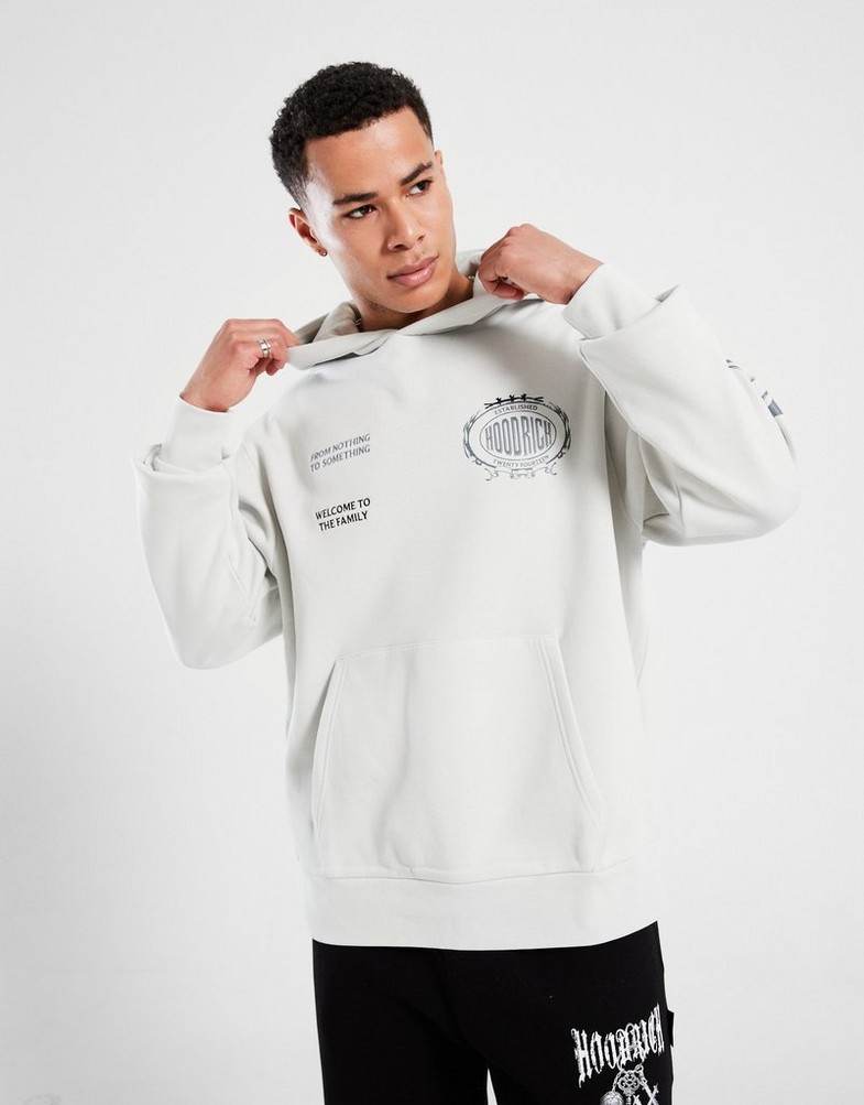 Bluza męska HOODRICH BLUZA Z KAPTUREM NOIR HR02250010 Szary