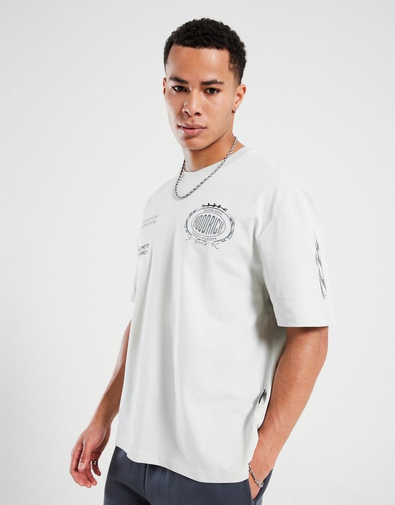 Tricou pentru bărbați HOODRICH TRICOU NOIR HR02250013 Gri