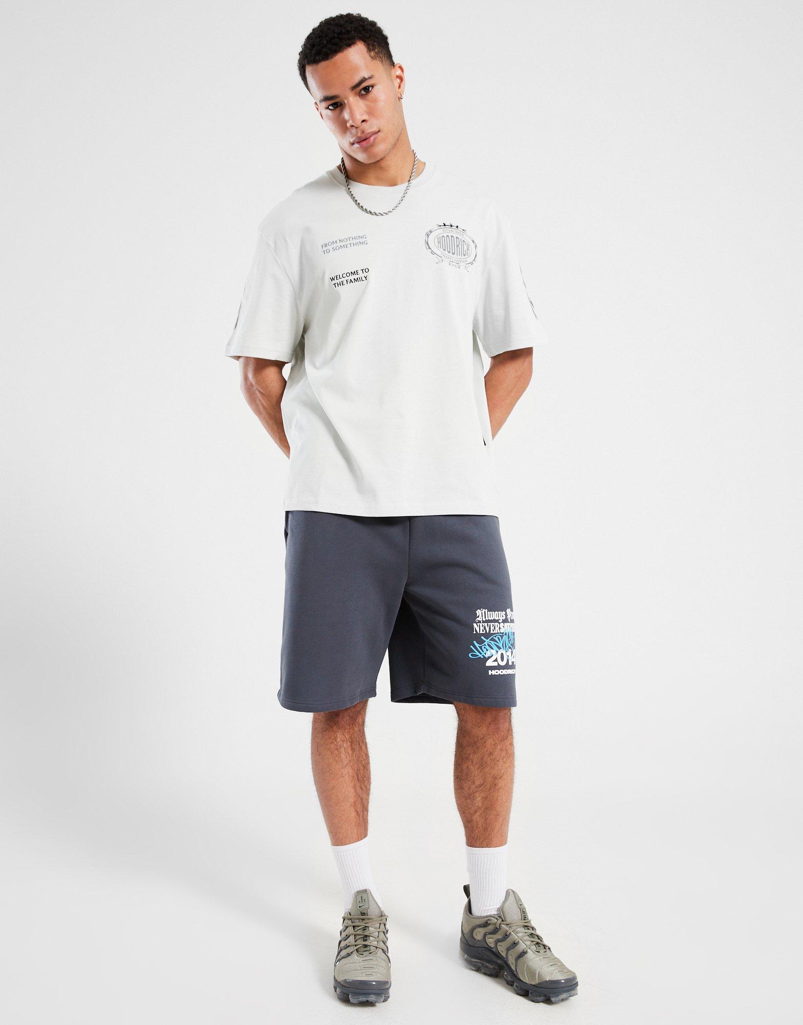 Koszulka, t-shirt męski HOODRICH T-SHIRT NOIR HR02250013 Szary