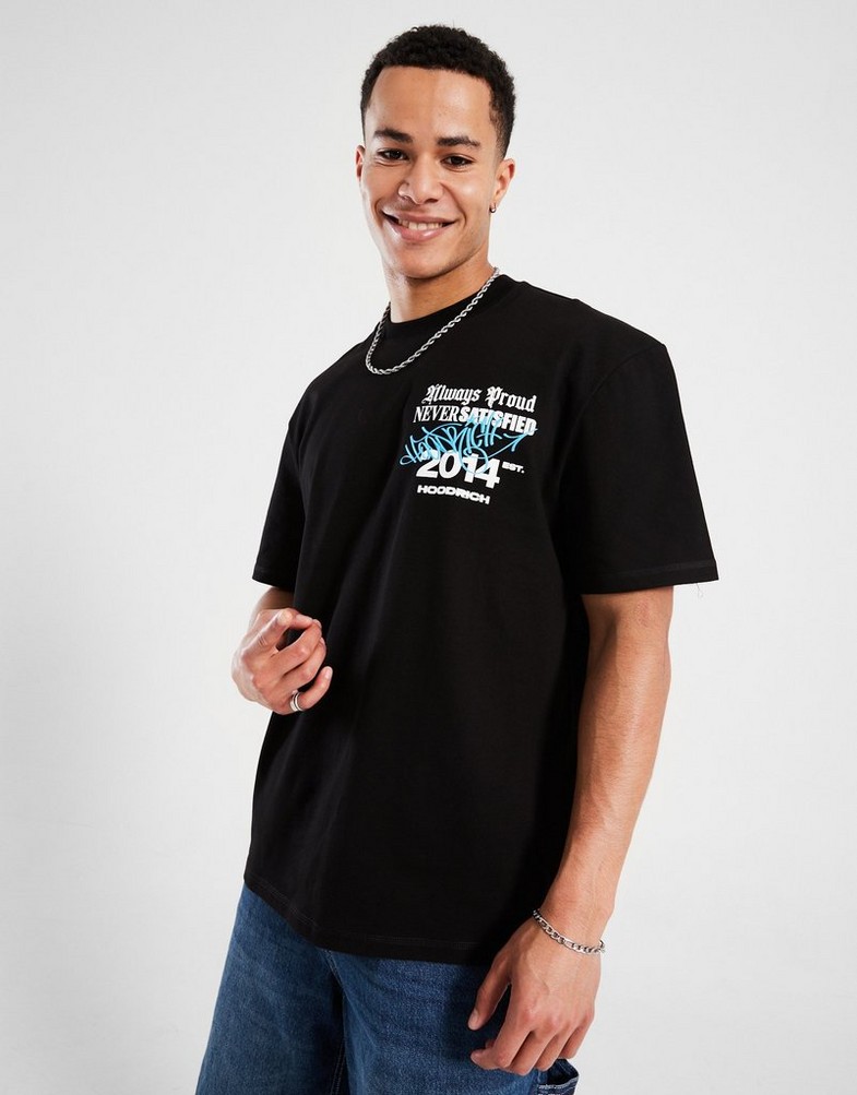 Tricou pentru bărbați HOODRICH TRICOU STAMP TAG HR02250023 Negru