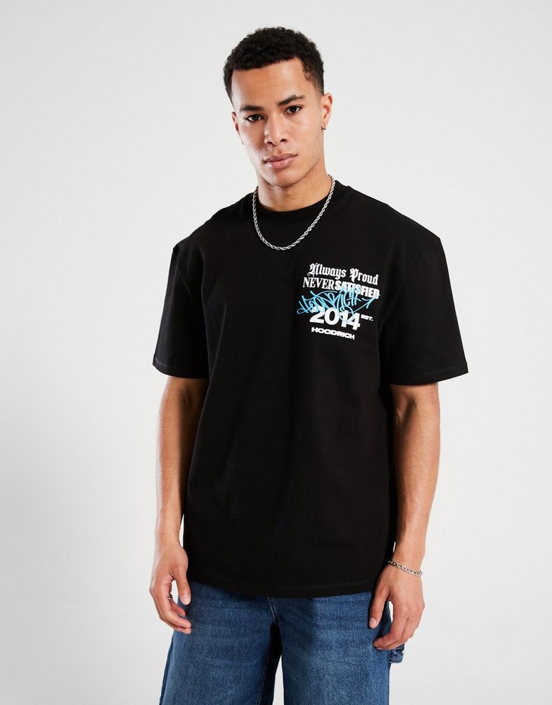 Tricou pentru bărbați HOODRICH TRICOU STAMP TAG HR02250023 Negru