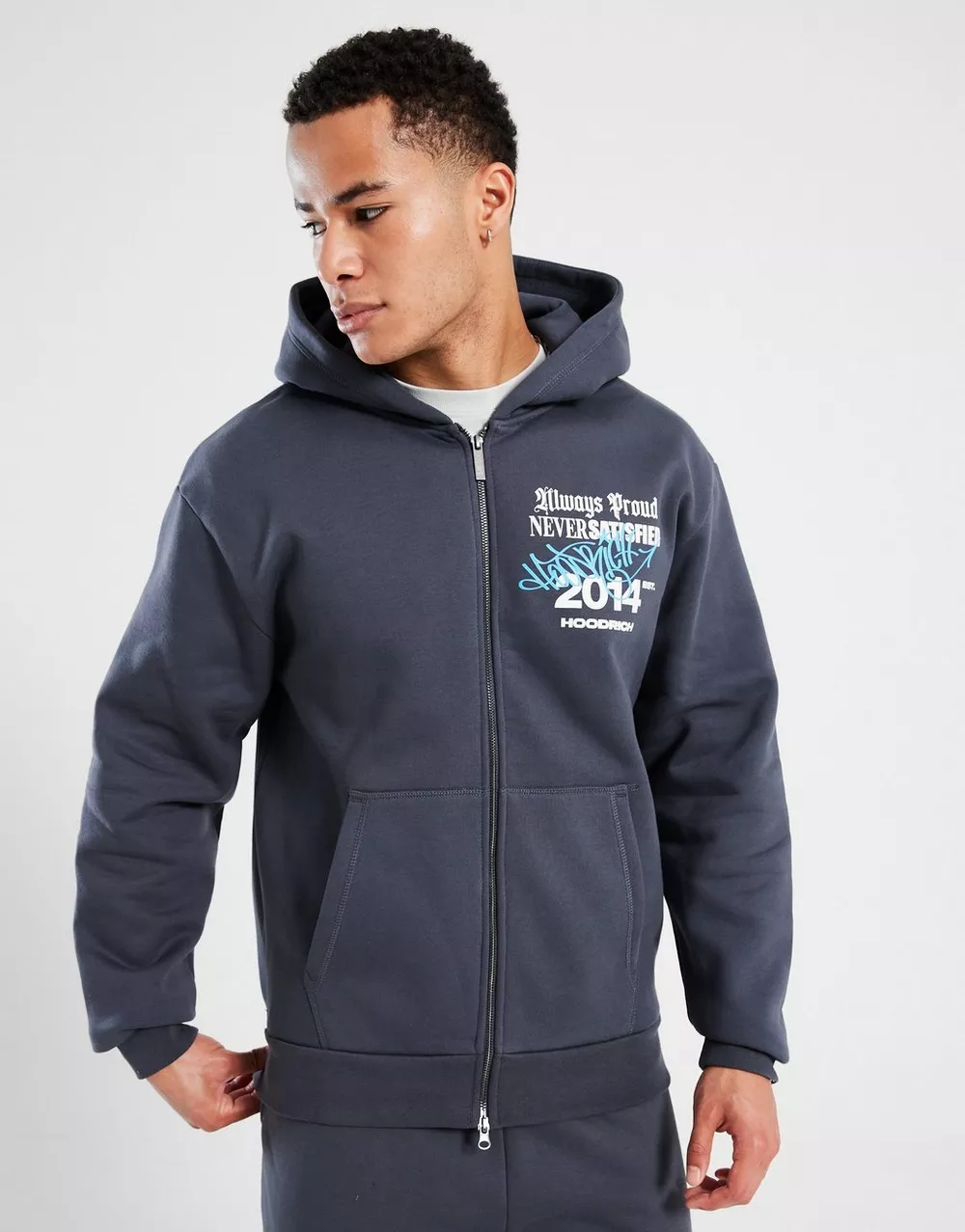 HOODRICH КОФТА НА БЛИСКАВЦІ З КАПЮШОНОМ STAMP TAG, фото 1 з 5