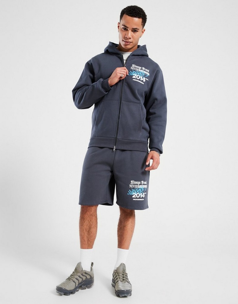 Bluză pentru bărbați HOODRICH BLUZĂ CU GLUGĂ STAMP TAG HR02250029 Albastru