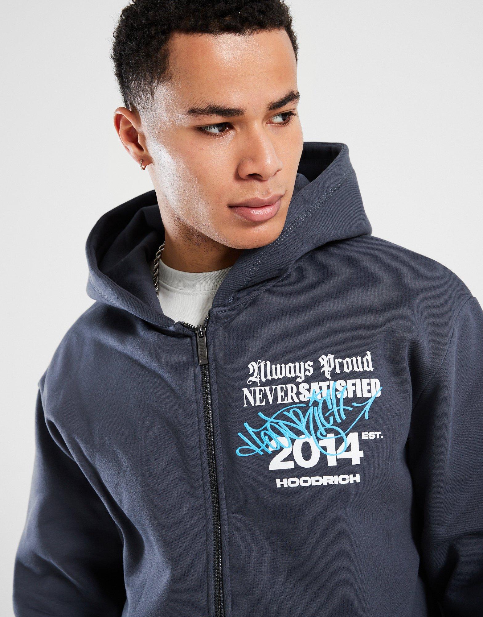 Pánska mikina HOODRICH MIKINA S KAPUCŇOU STAMP TAG HR02250029 Modrá