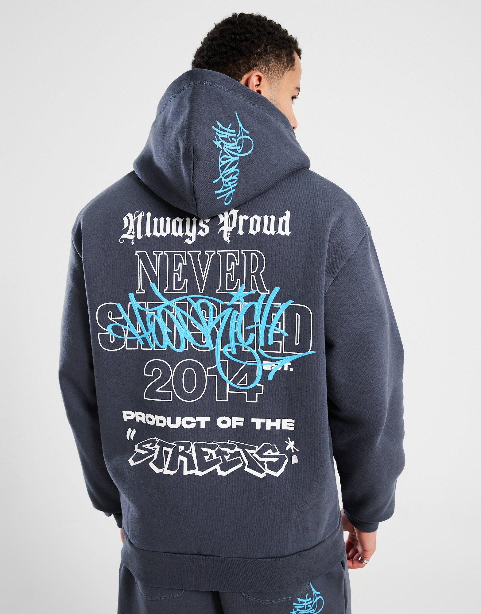 Pánska mikina HOODRICH MIKINA S KAPUCŇOU STAMP TAG HR02250029 Modrá