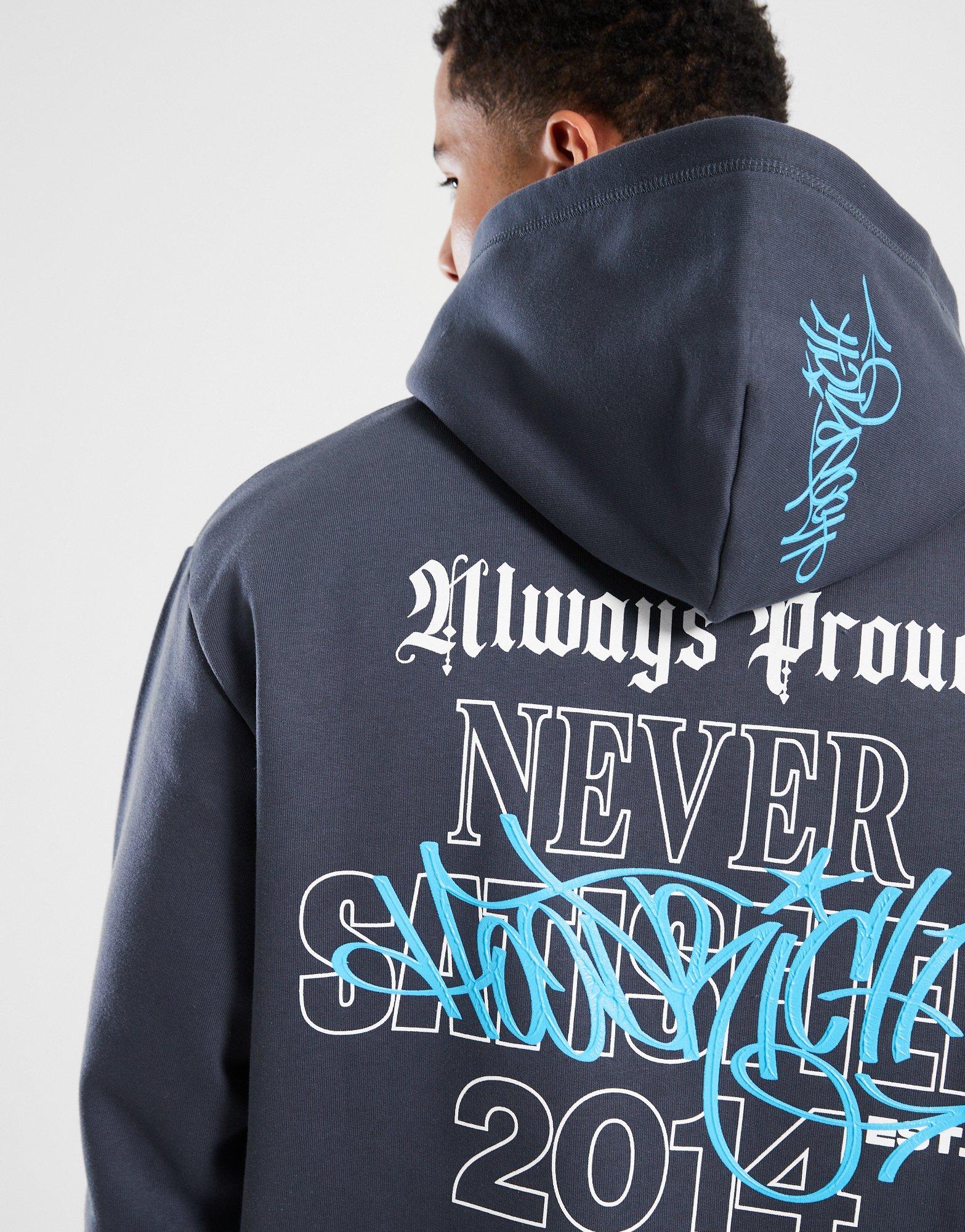 Pánska mikina HOODRICH MIKINA S KAPUCŇOU STAMP TAG HR02250029 Modrá