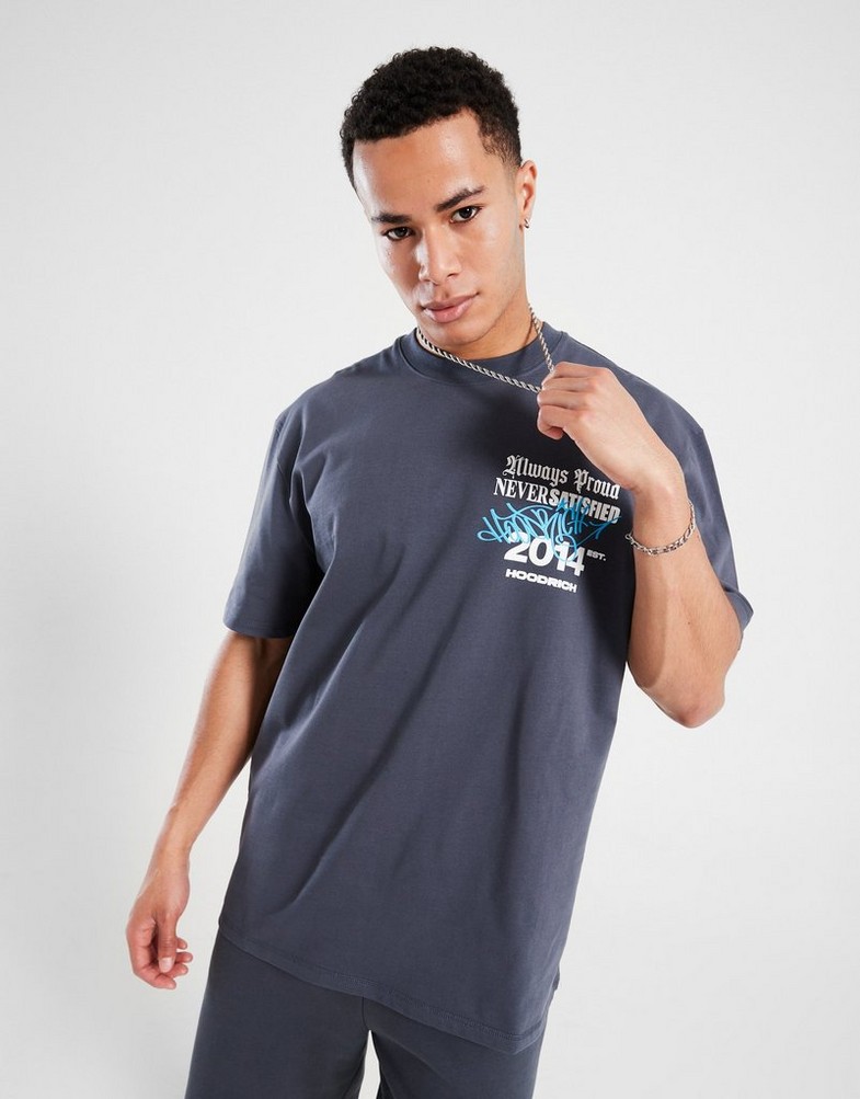Tricou pentru bărbați HOODRICH TRICOU STAMP TAG HR02250031 Albastru