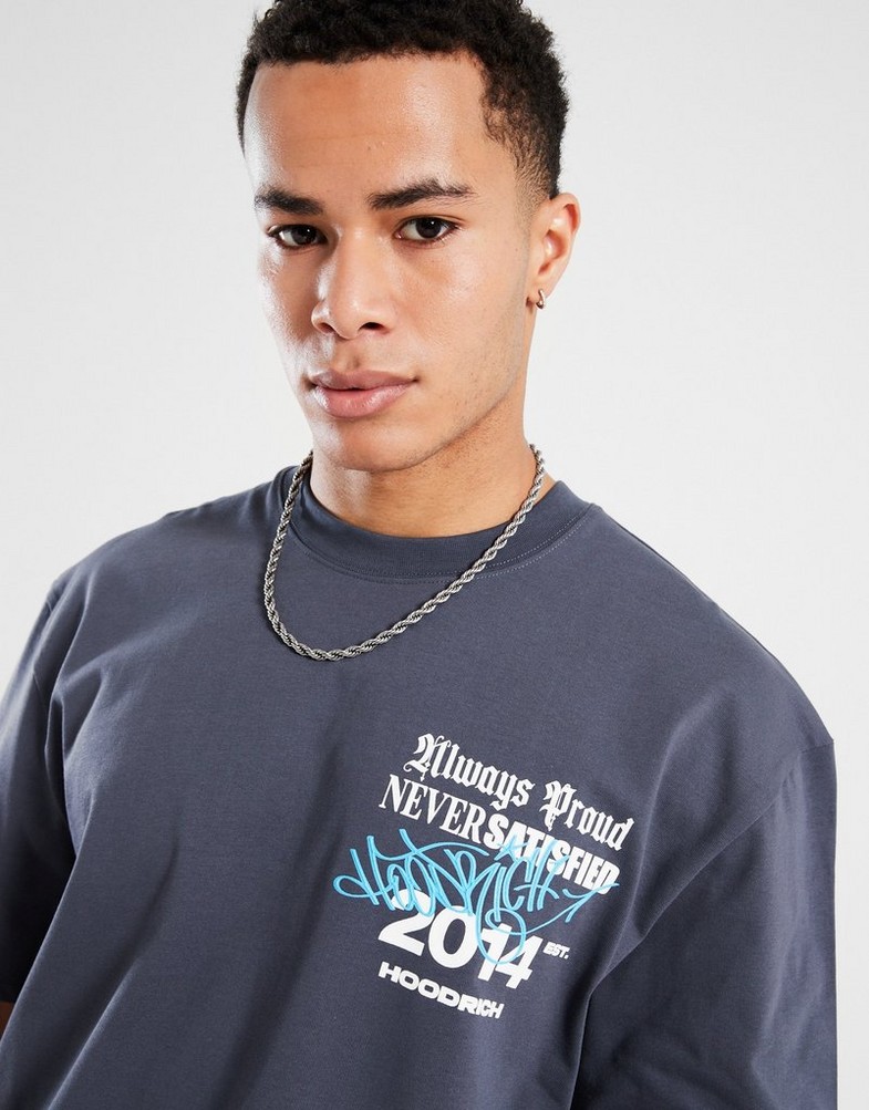 Tricou pentru bărbați HOODRICH TRICOU STAMP TAG HR02250031 Albastru