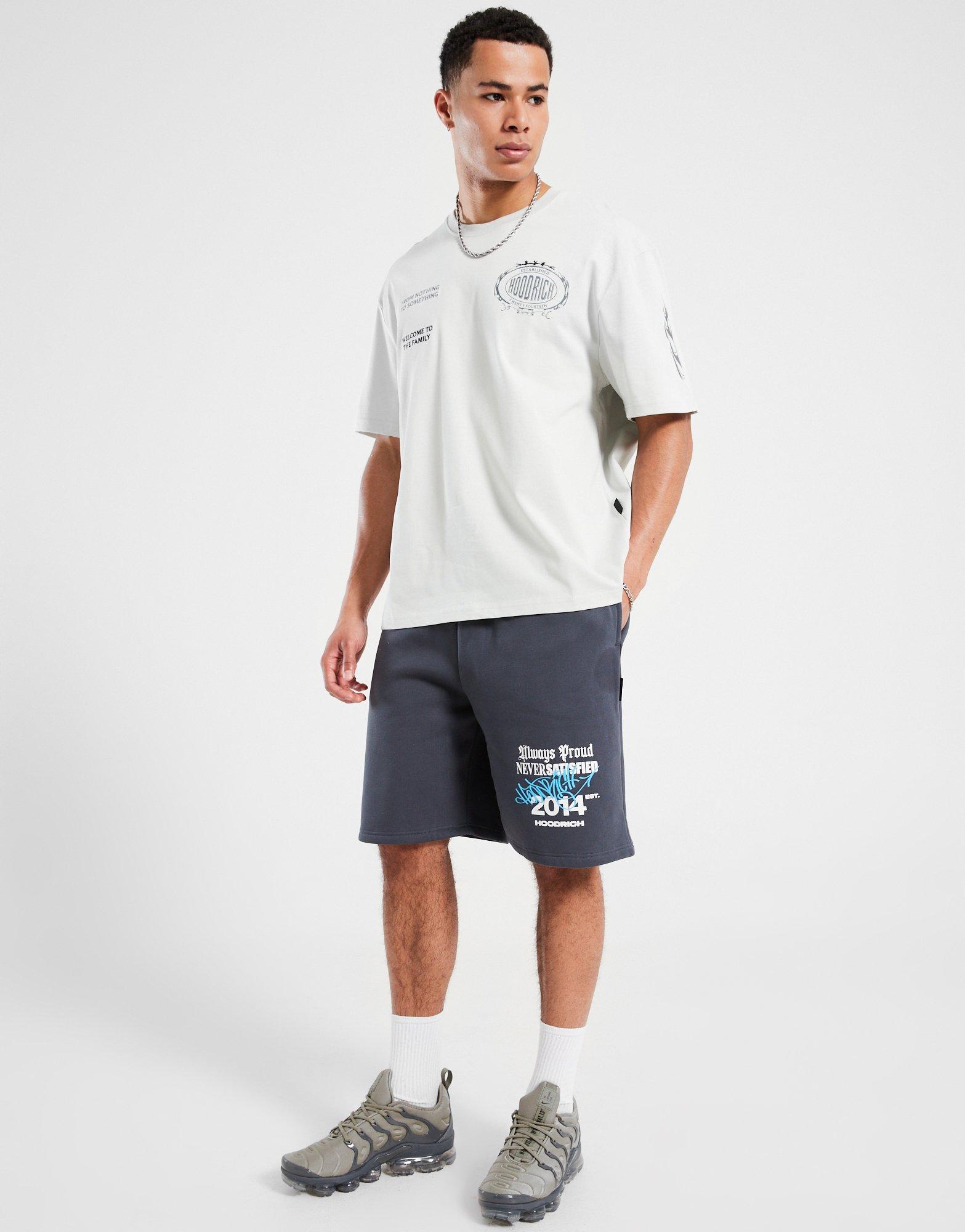 Krótkie spodenki, szorty męskie HOODRICH SZORTY STAMP TAG HR02250032 Czarny