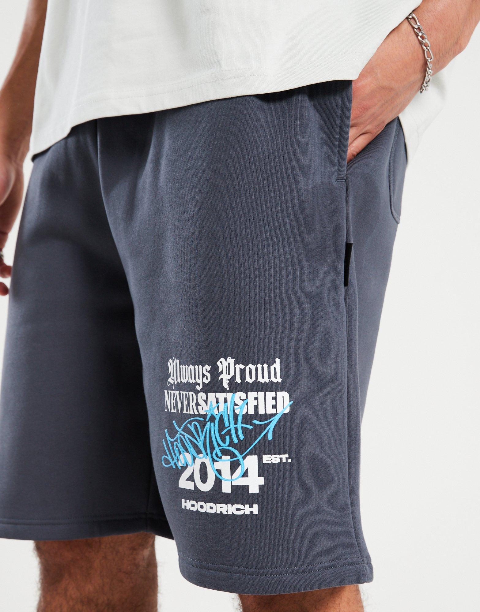 Krótkie spodenki, szorty męskie HOODRICH SZORTY STAMP TAG HR02250032 Czarny