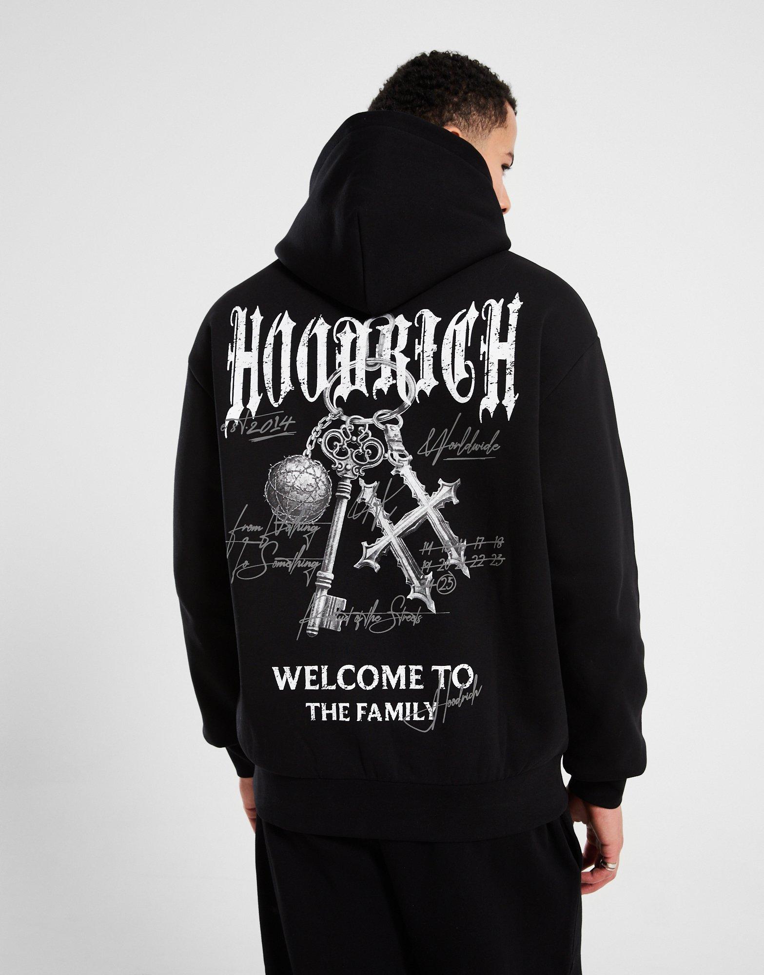 Pánska mikina HOODRICH MIKINA S KAPUCŇOU RITE HR02250046 Čierna