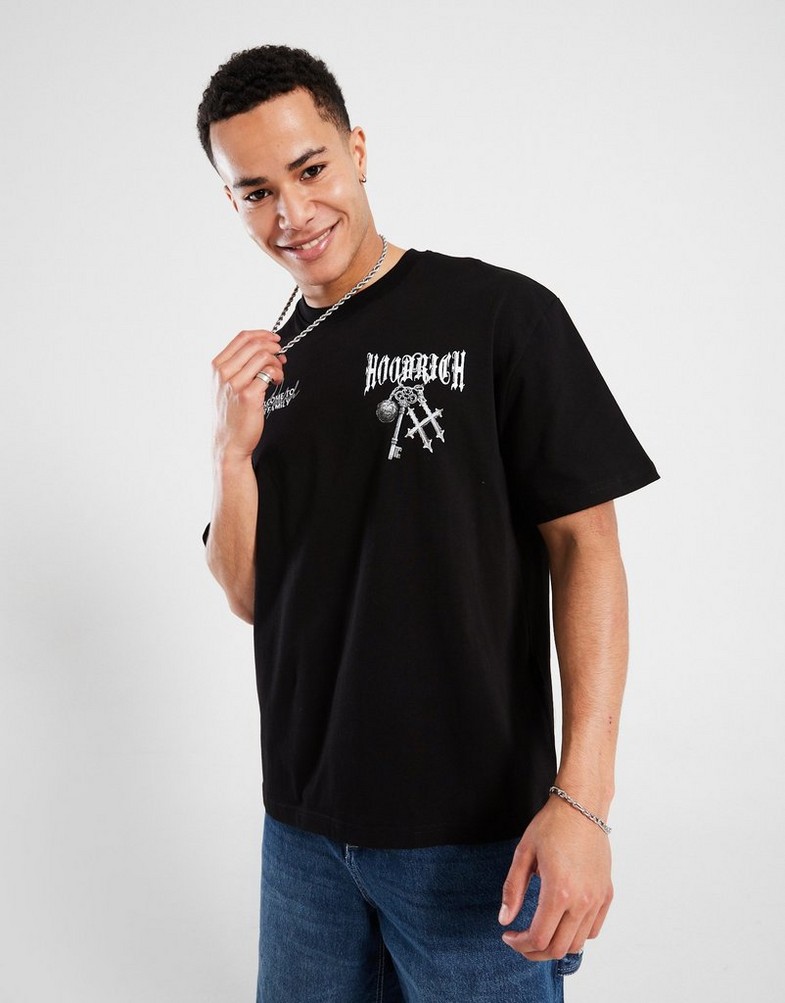 Tricou pentru bărbați HOODRICH TRICOU RITE HR02250049 Negru