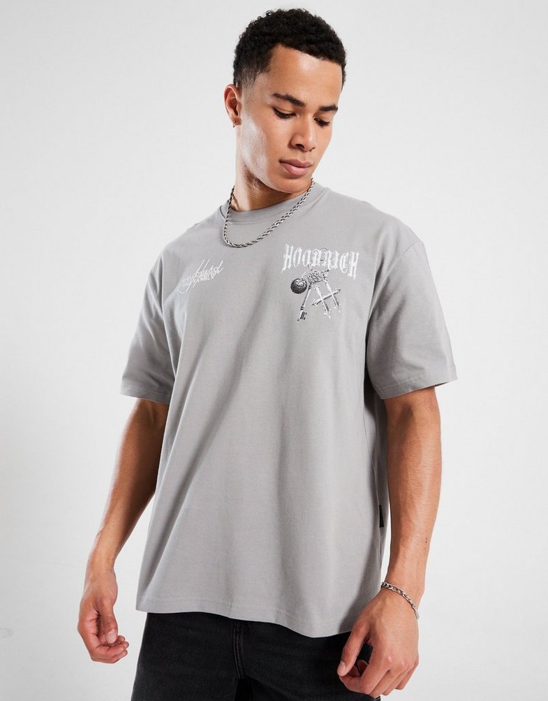 Tricou pentru bărbați HOODRICH TRICOU RITE HR02250058 Gri