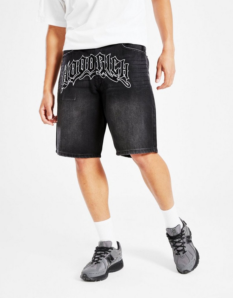 Pantaloni scurți pentru bărbați HOODRICH PANTALONI SCURȚI RITUAL HR02250098 Negru