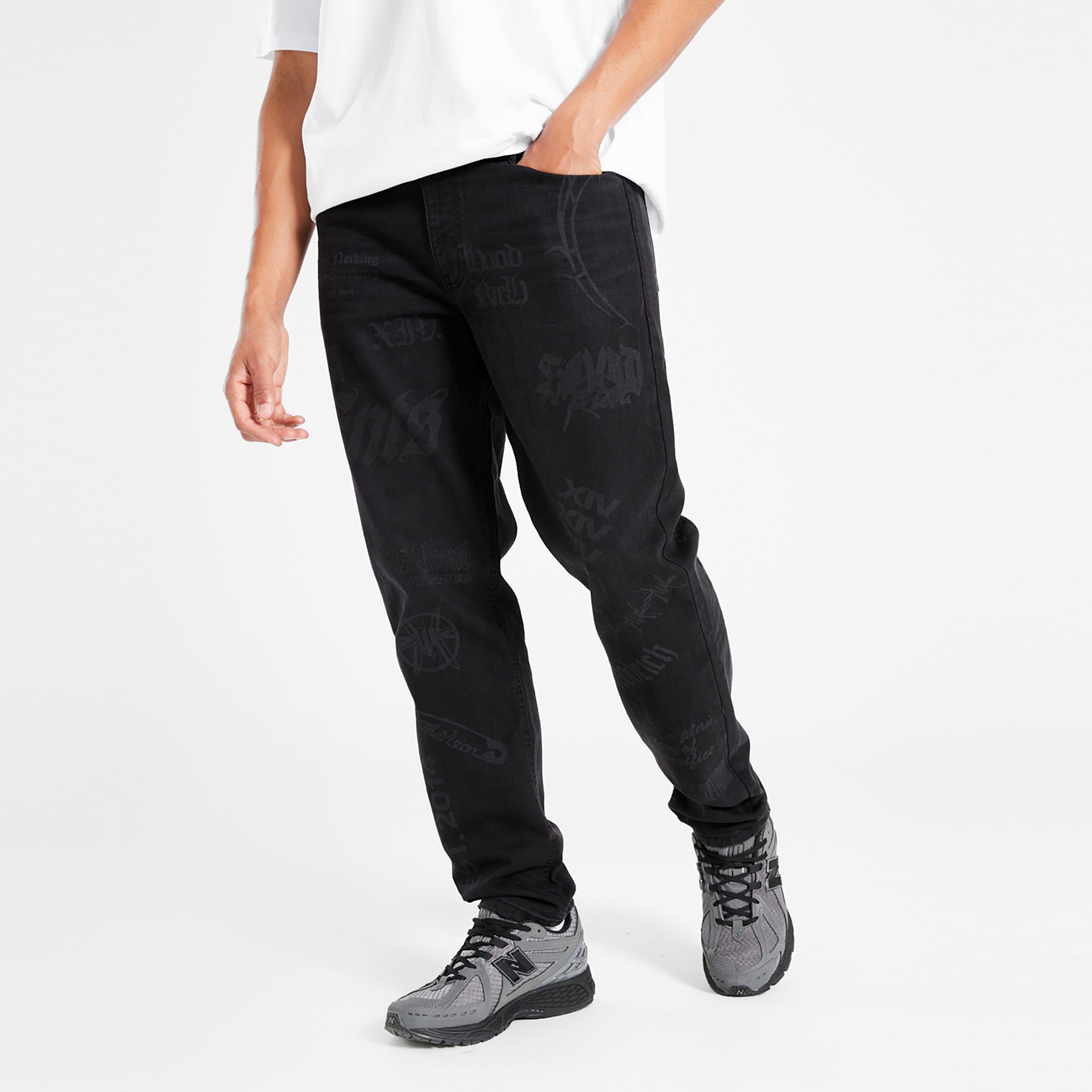 Blugi pentru bărbați HOODRICH PANTALONI  IRONCHROME