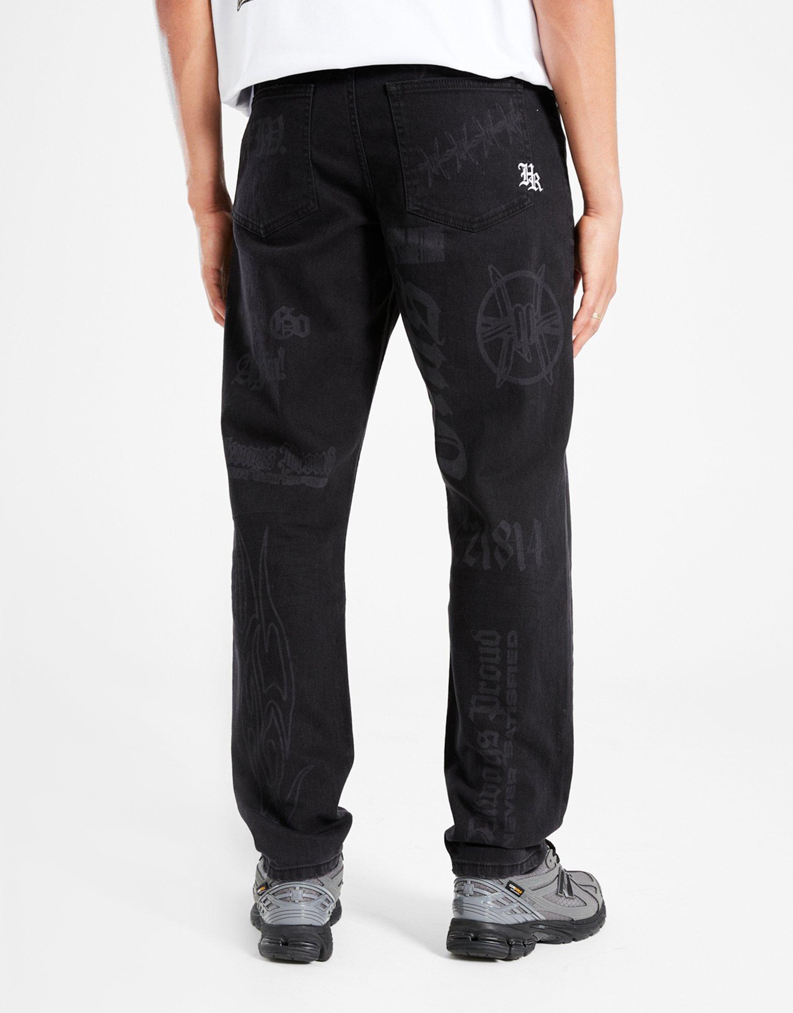 Мъжки дънки HOODRICH ПАНТАЛОНИ IRONCHROME HR02250179 Черен