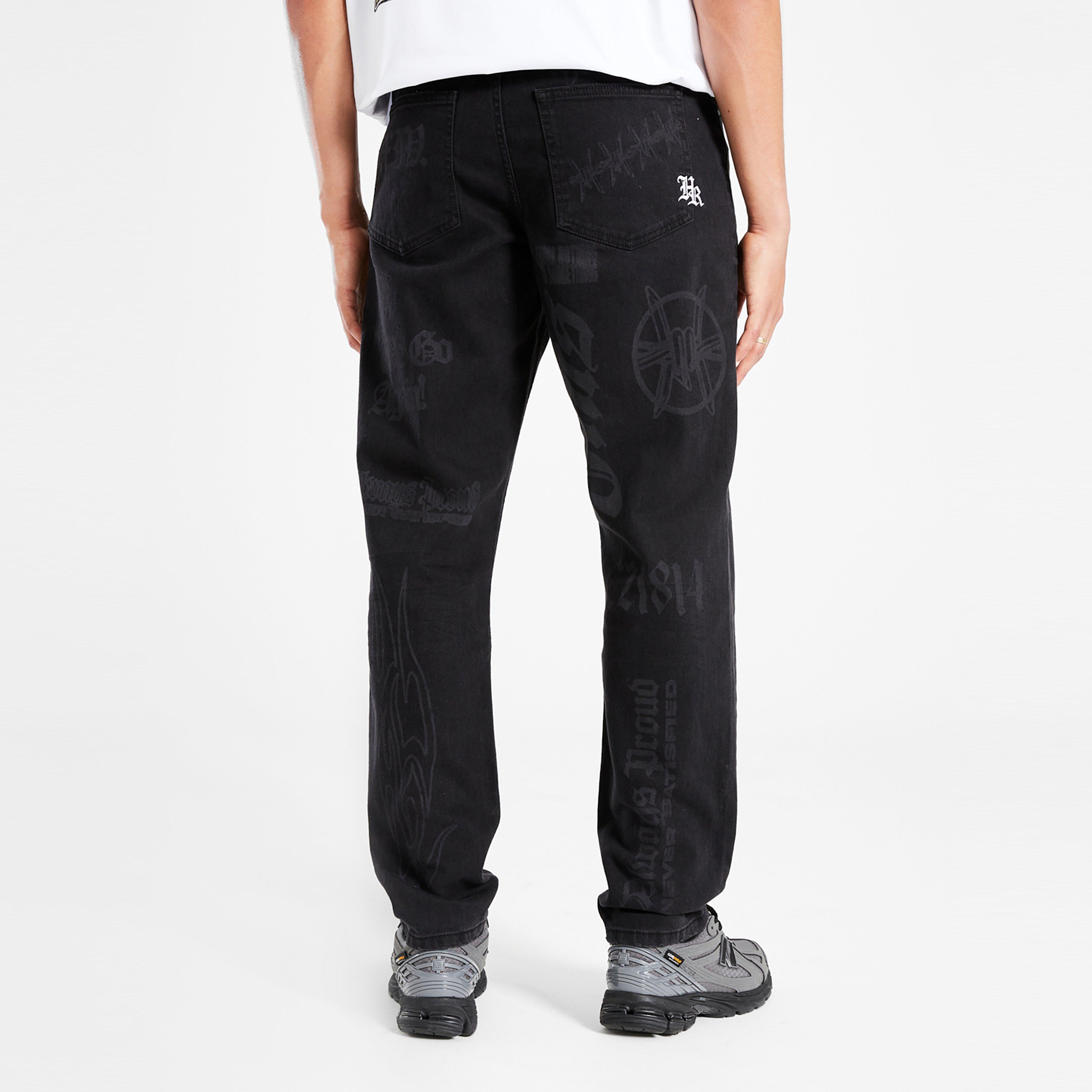 Blugi pentru bărbați HOODRICH PANTALONI  IRONCHROME