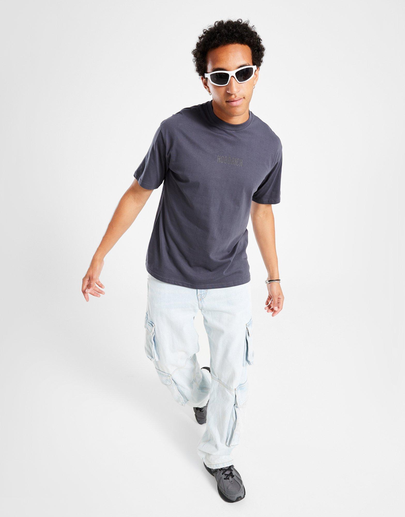 Koszulka, t-shirt męski HOODRICH T-SHIRT SMALL LOG HR02250185 Niebieski