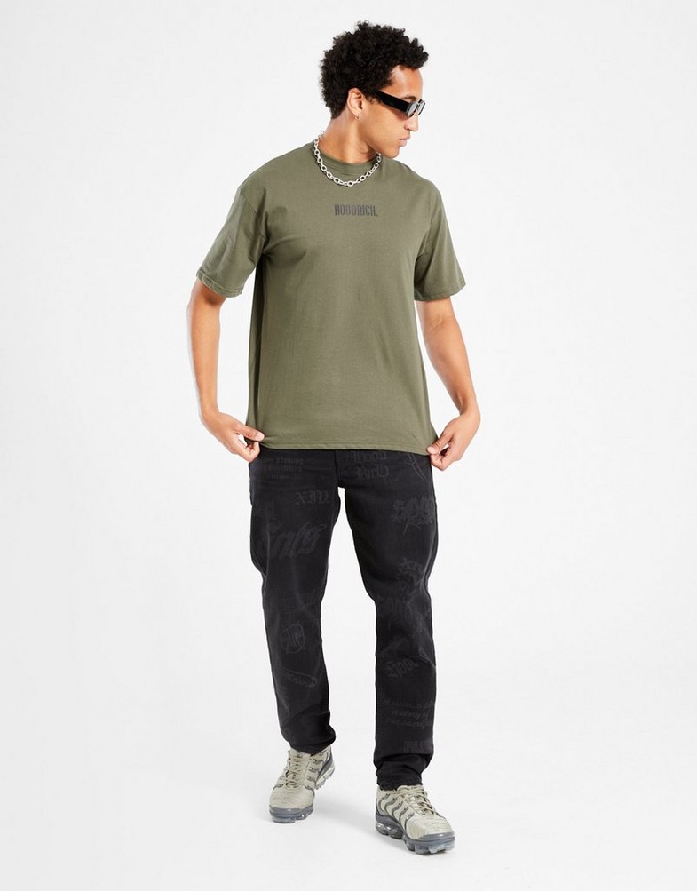 Tricou pentru bărbați HOODRICH TRICOU SMALL LOG HR02250186 Verde