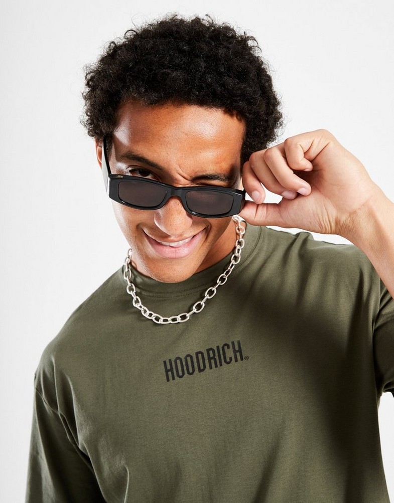 Tricou pentru bărbați HOODRICH TRICOU SMALL LOG HR02250186 Verde