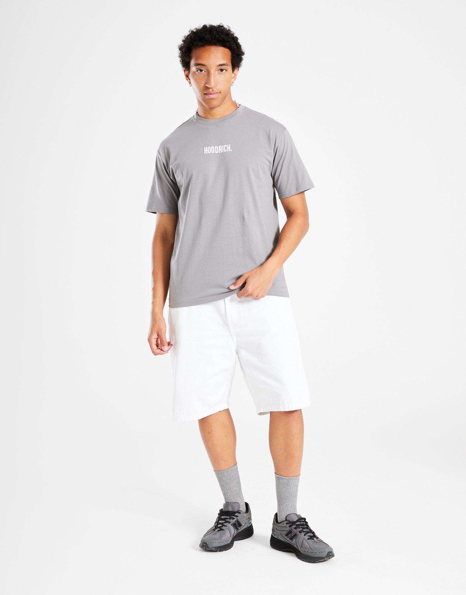 Koszulka, t-shirt męski HOODRICH T-SHIRT SMALL LOG HR02250187 Szary